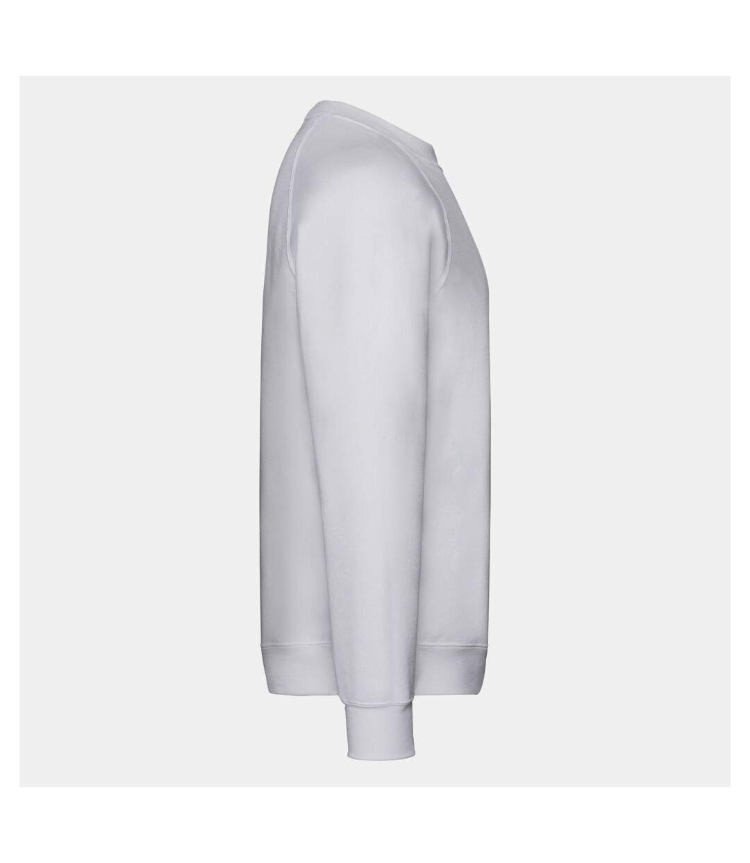 Sweat classic homme blanc Fruit of the Loom-3