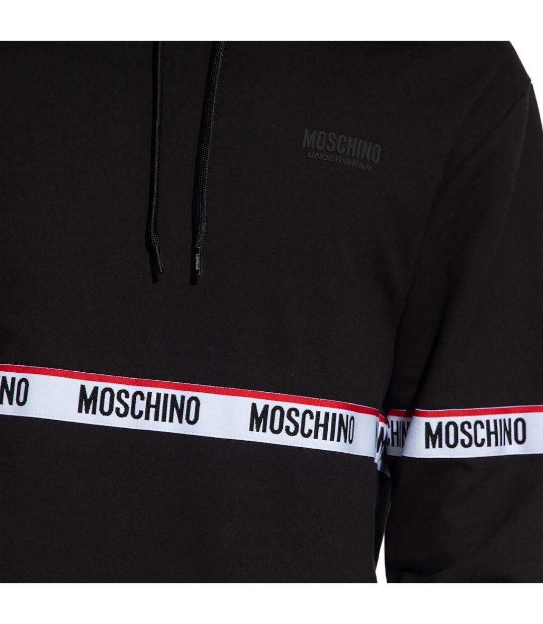 Sweat À Capuche Homme Noir Moschino-3