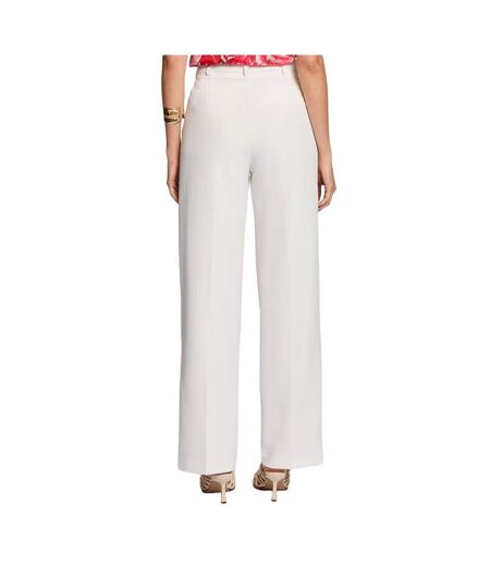 Pantalons fluide blanc femme morgan uni