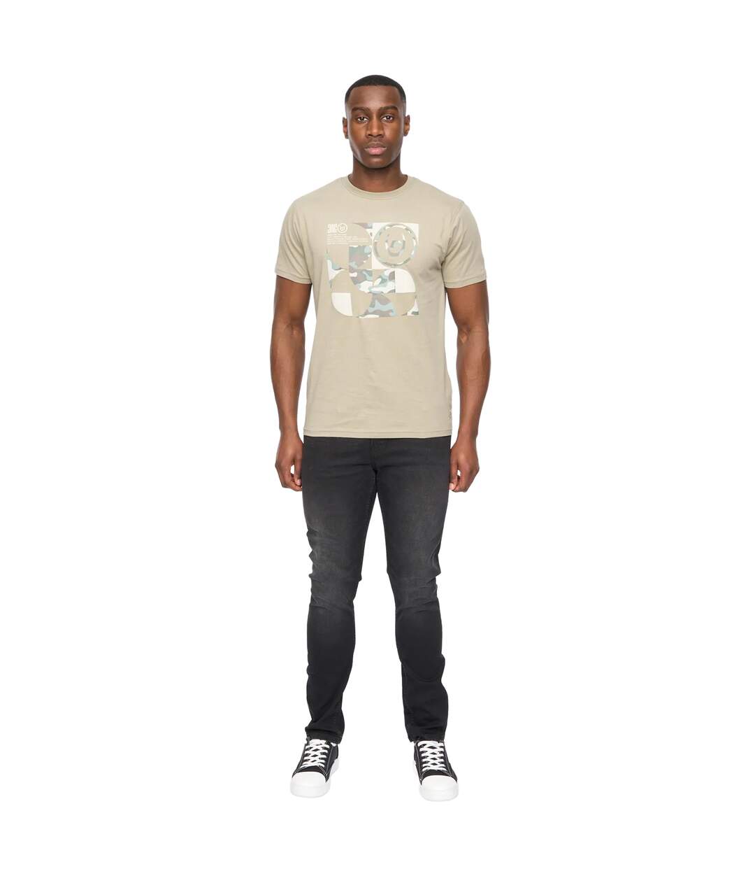 Mens camshapes t-shirt sage Duck and Cover-3