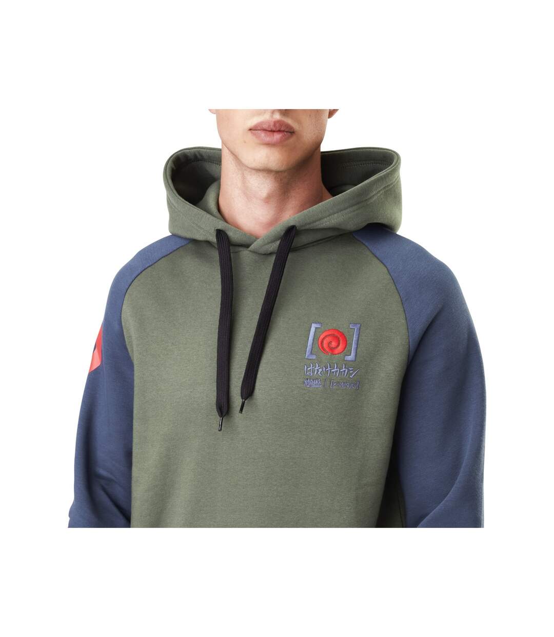 Sweat à capuche homme Naruto Kakashi Capslab-3