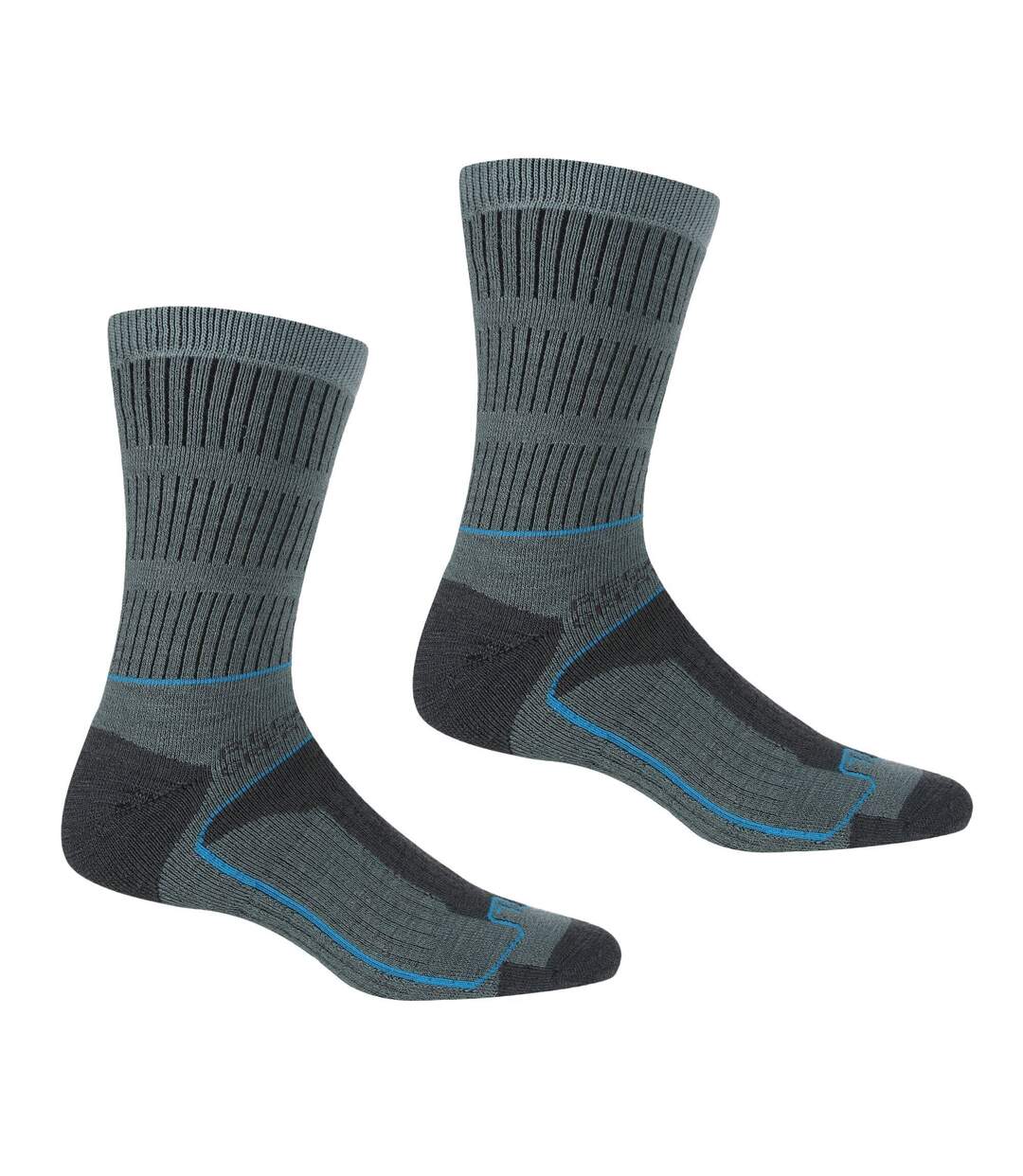 Chaussettes pour bottes samaris season femme gris bleu / bleu vif Regatta