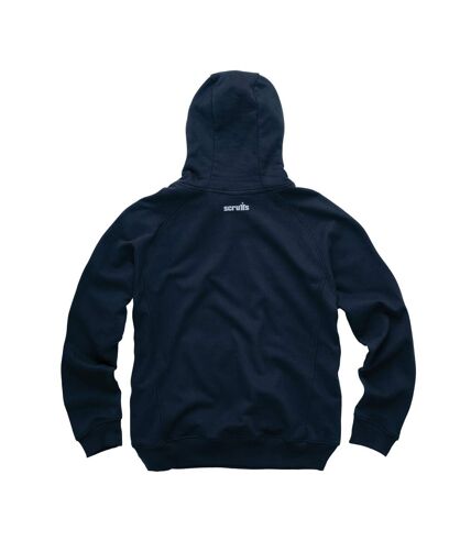 Mens eco-worker hoodie navy Scruffs