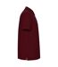 Mens Pegaso Premium Plain Polo Shirt Garnet Red Roly-4