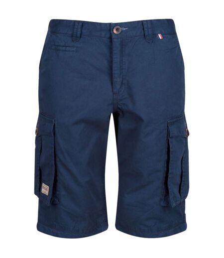 Short À Poches Motif/style Rétro Shorebay Homme Bleu Marine Regatta