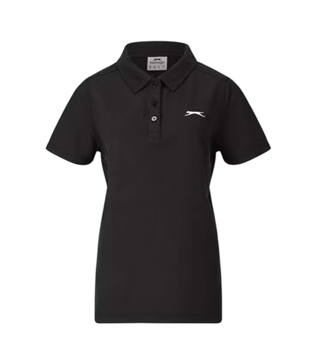 Polo Motif/style Logo Femme Noir Slazenger-1