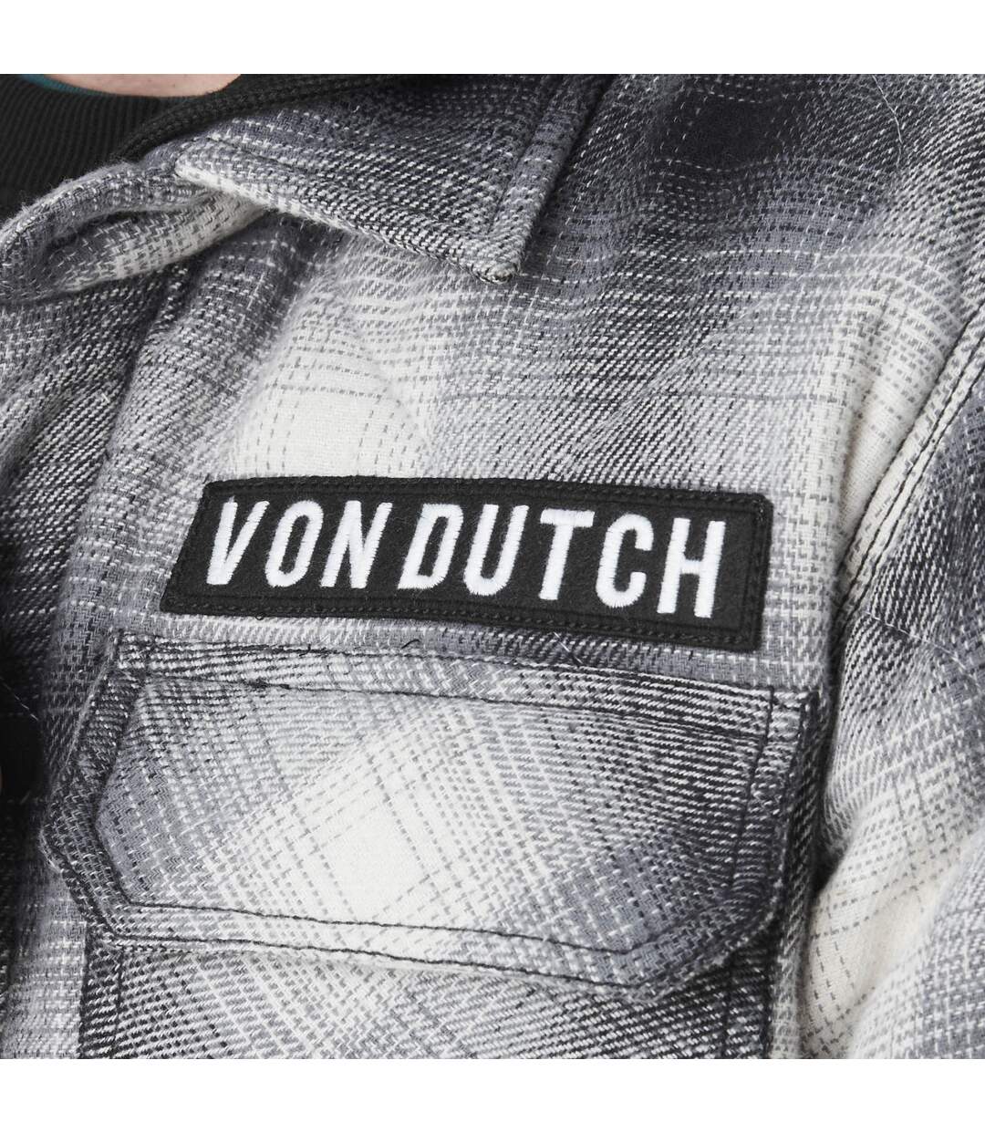 Veste homme à carreaux avec capuche molleton détachable Bastos Vondutch-5