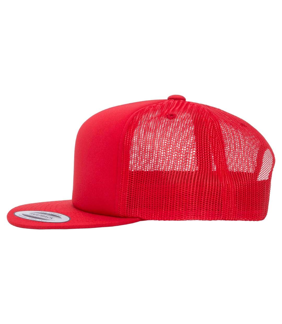 Casquette trucker flexfit rouge Yupoong-3