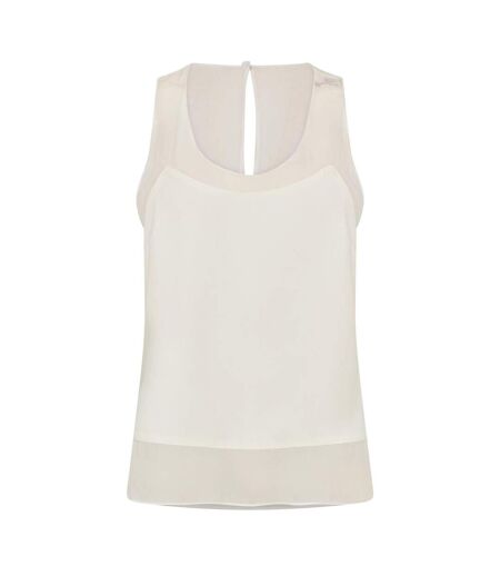 Débardeur Sans Manches Femme Blanc Cassé Ted Baker