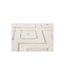 Tapis Déco en Laine Dahlia 200x300cm Blanc-3