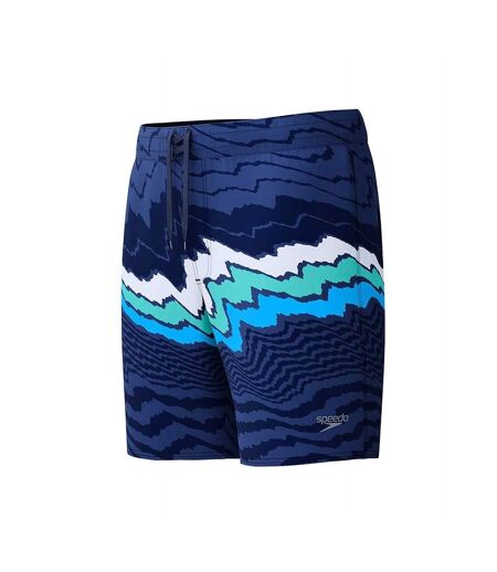 Boardshort Style À Rayures Homme Bleu Marine Speedo