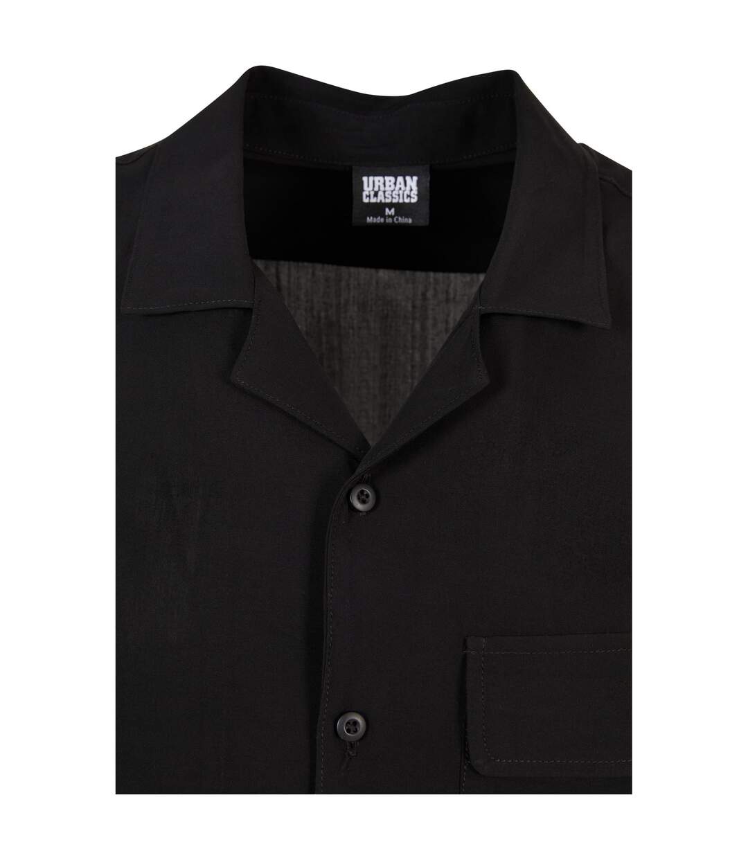 Chemise Camp Homme Noir Urban Classics-3
