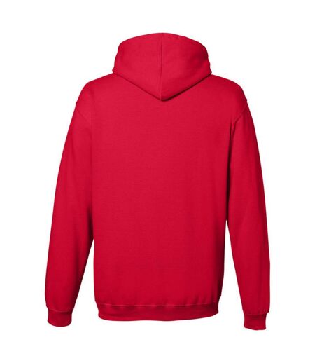Sweat À Capuche College Adulte Rouge Feu Awdis