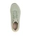 Baskets Uno Stand On Air Femme Vert De Gris Clair Or Métallisé Skechers-4