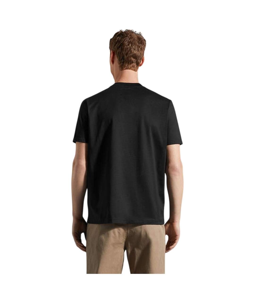 T-shirt Motif/style Badge Homme Noir Paul & Shark-2