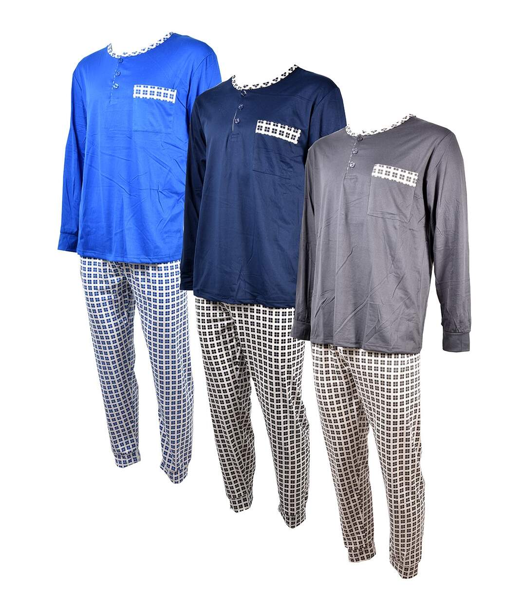 Pyjama Homme Eco HOMEWEAR 1079 BLEU-4