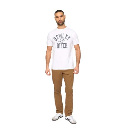 T-shirt Nuford Homme Blanc Bewley & Ritch