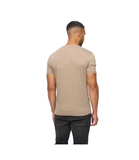 Mens Amonite T-shirt Taupe Bewley & Ritch