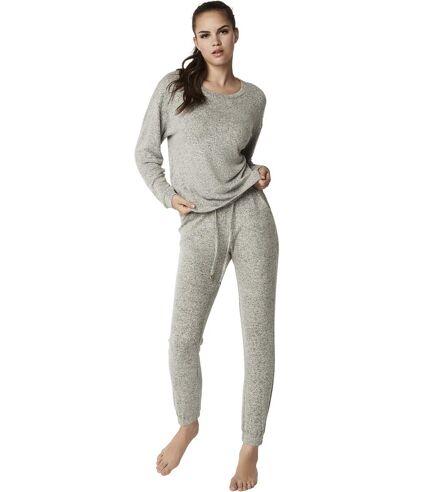 Tenue détente pyjama pantalon top manches longues BASIC P82 Selmark