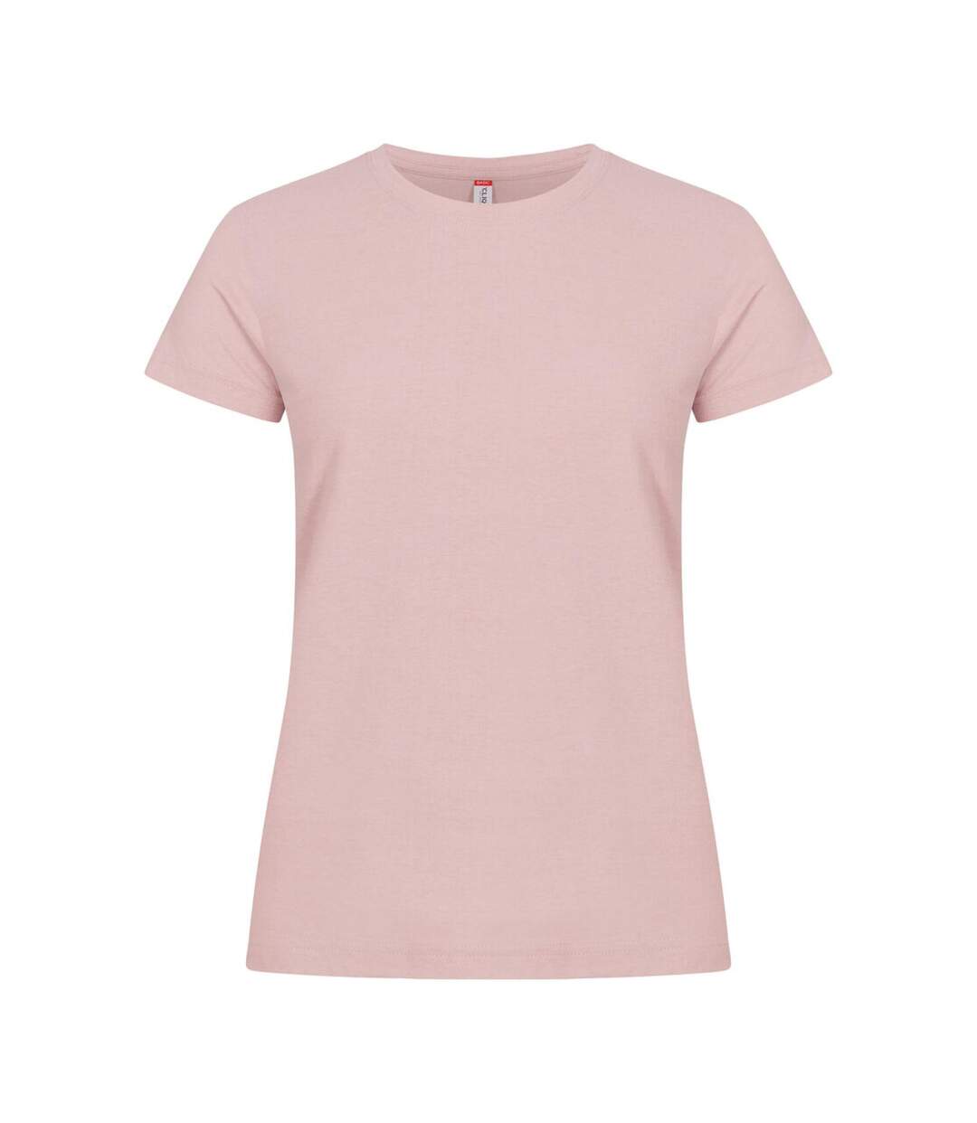 Womens/ladies Plain T-shirt Candy Pink Clique-2