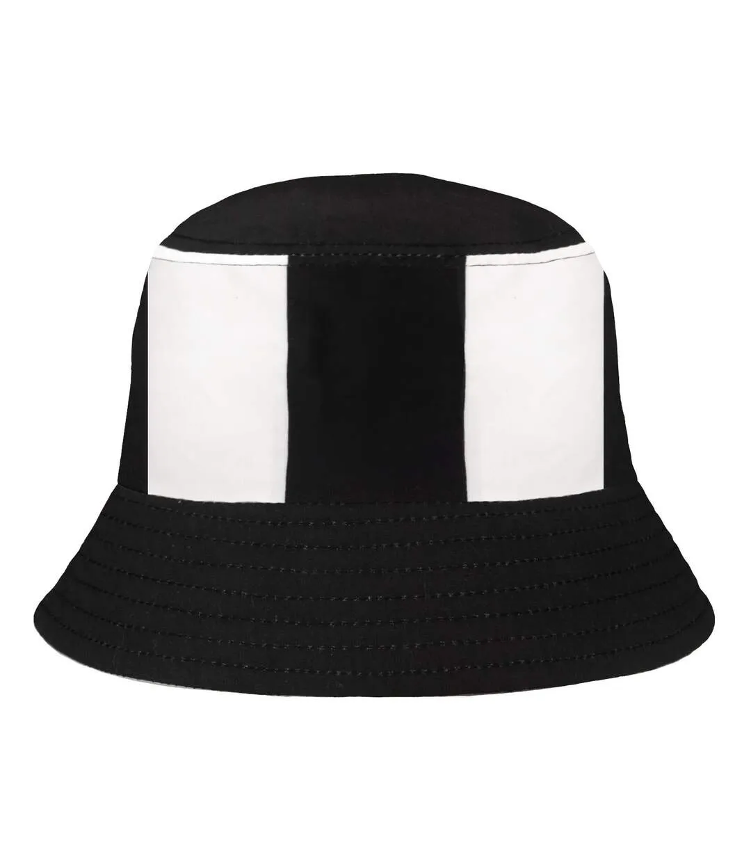 Bob Motif/style Brodé Newcastle Noir Blanc Fan Originals-2