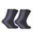 Sock Snob - Lot de 6 chaussettes de randonnée épaisses en mélange pour hommes-1