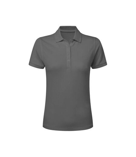 Polo Signature Femme Charbon SG