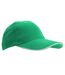 Casquette de baseball buffalo unisexe vert/blanc SOLS-1