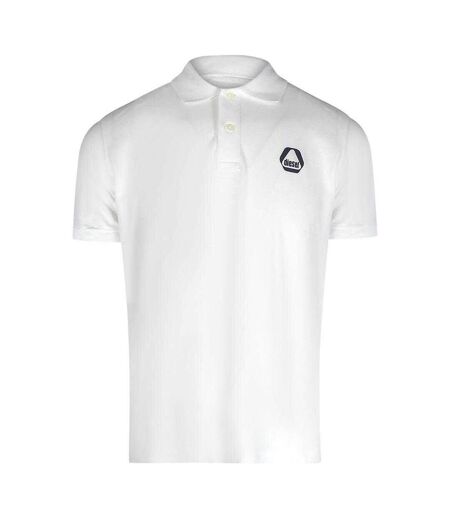 Polo Motif Triangulaire Homme Blanc Diesel