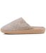 Isotoner Chaussons Mules femme velours semelle ergonomique, mousse à mémoire forme-3