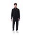 Mens Colourblock Tennis Tracksuit Set Black White Lacoste-1
