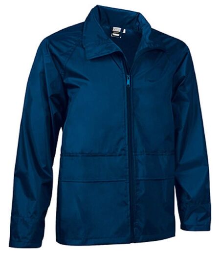 Coupe-Vent OSWALT Homme Tresspass - Imperméable 20 000 Mm, Respirant, Capuche Détachable (Bleu Marine, XL)