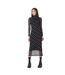 Robe Neshy Femme Noir Blanc Hugo-1