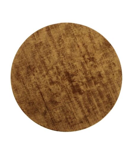 Tapis Déco Rond Fabian 150cm Marron