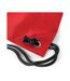 BagBase Budget - Sac de gym résistant à l'eau avec cordon de serrage (11 litres) (Rouge) (Taille unique) - UTBC2538