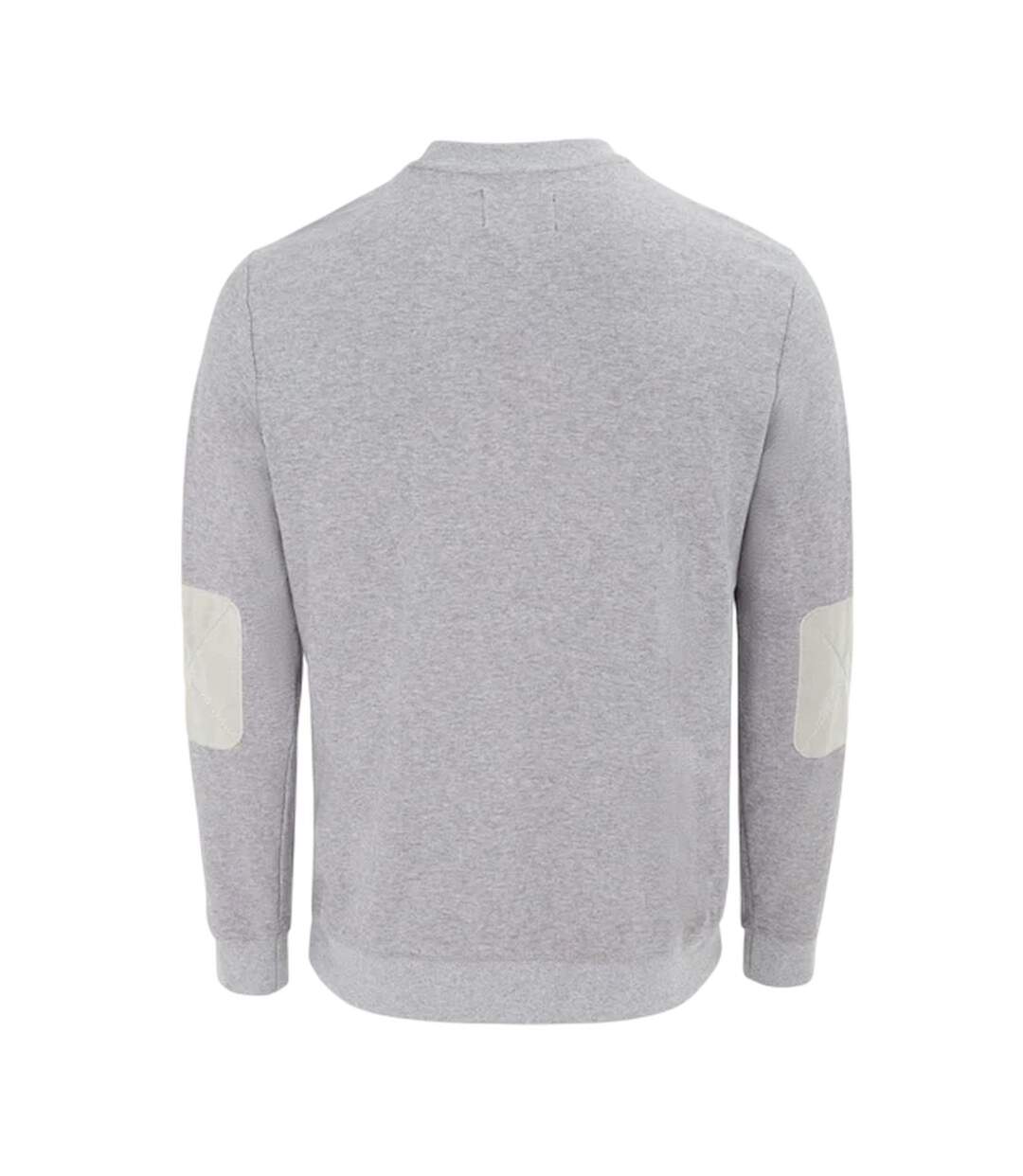 Mens Logo Sweatshirt Mid Grey Marl Howick-2