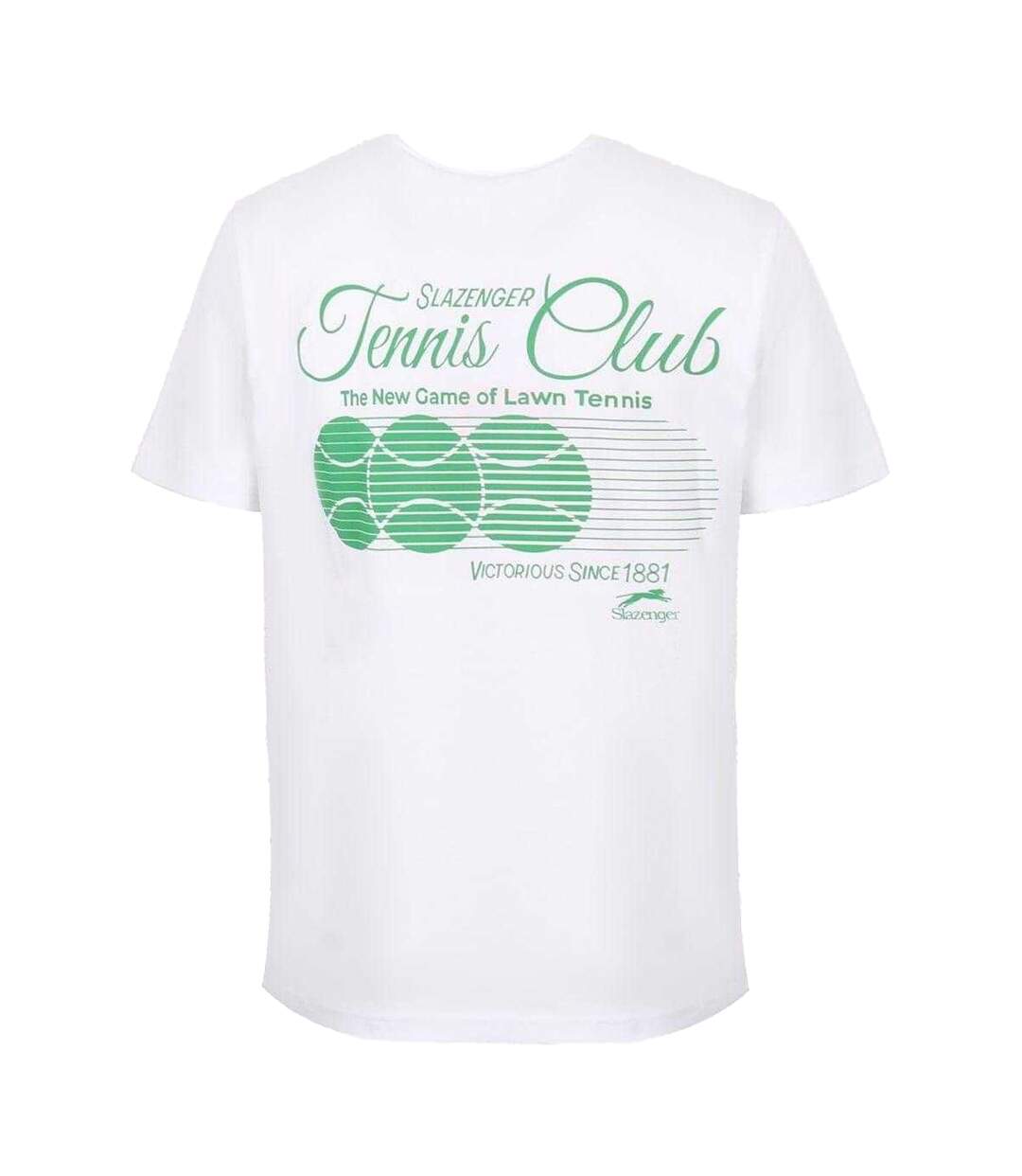 T-shirt Motif/style Imprimé Au Dos Tennis Club Femme Blanc Slazenger-2