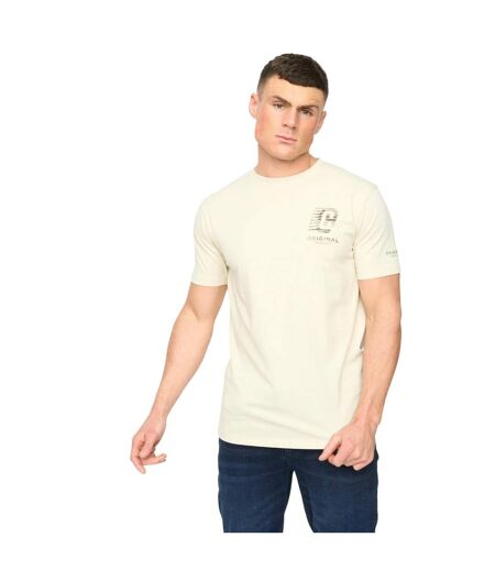 T-shirt Winchamp Homme Beige Crosshatch