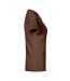 T-shirt Premium Femme Marron Promodoro-3