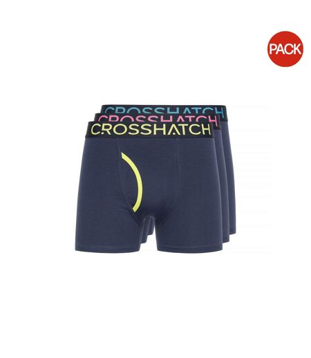 Boxers trioglow homme bleu marine Crosshatch