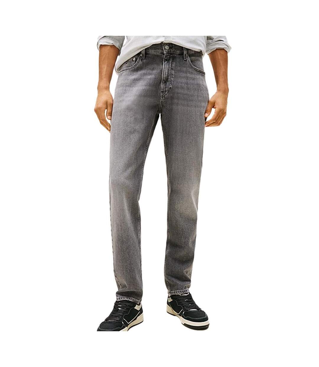 Jean slim gris homme tommy hilfiger ryan-1