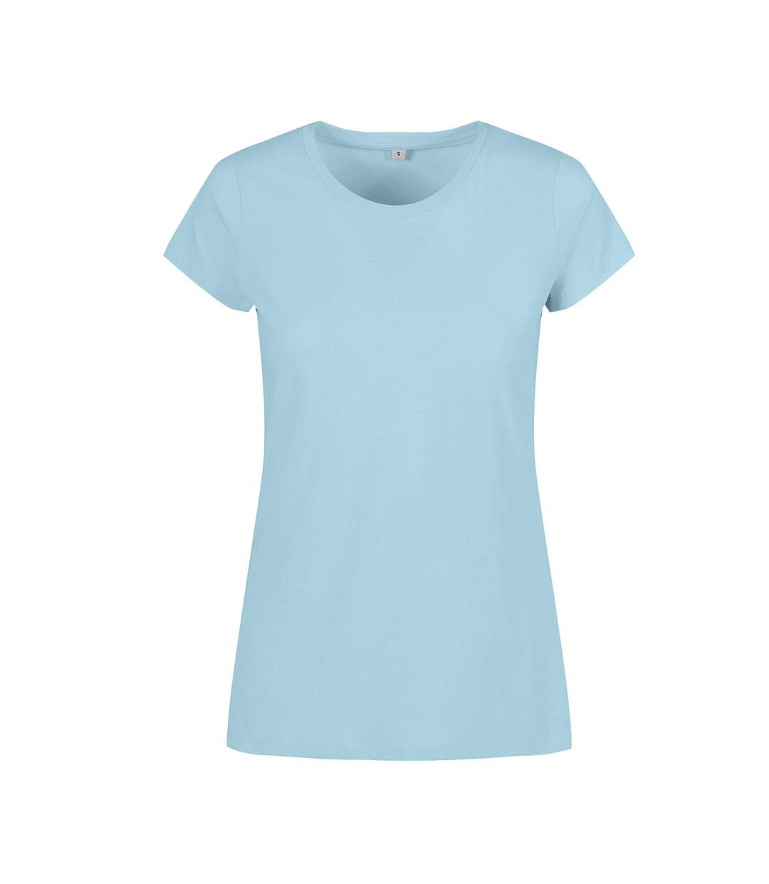 T-shirt basic femme bleu mer Build Your Brand