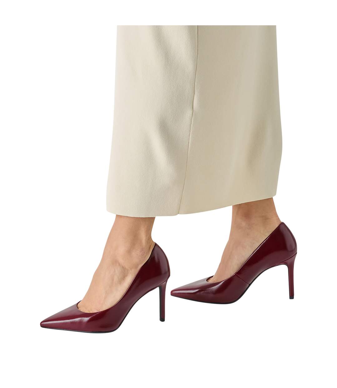 Escarpins A Talon Cuir Tamaris-3