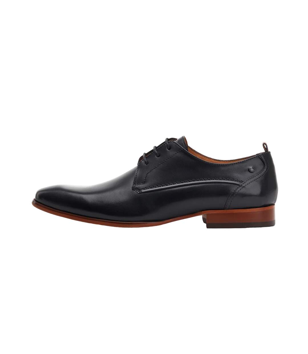 Chaussures brogues gambino homme noir Base London-3