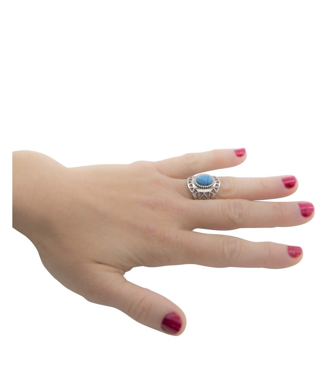 Bague Femme TICA Bleu-3