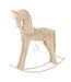 Cheval à Bascule en Bois Wiley 64cm Naturel-1