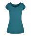 T-shirt Femme Bleu Sarcelle Build Your Brand-1