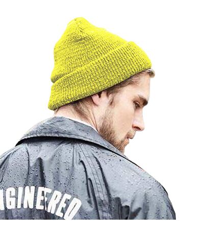 Beechfield Unisex Reflective Beanie (Fluorescent Yellow) - UTRW5803