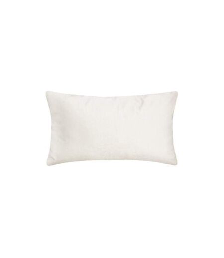 Coussin Déhoussable Velours Tropicor 30x50cm Ivoire