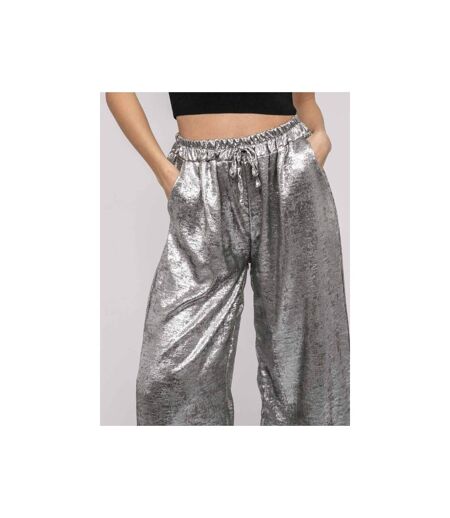 Pantalon fluide métallisé EDWINA - Dona X Lisa